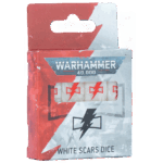ウォーハンマー 40K ホワイトスカー ダイスセット ホワイトスカー・ダイス ： WHITE SCARS DICE ：ウォーハンマー40K