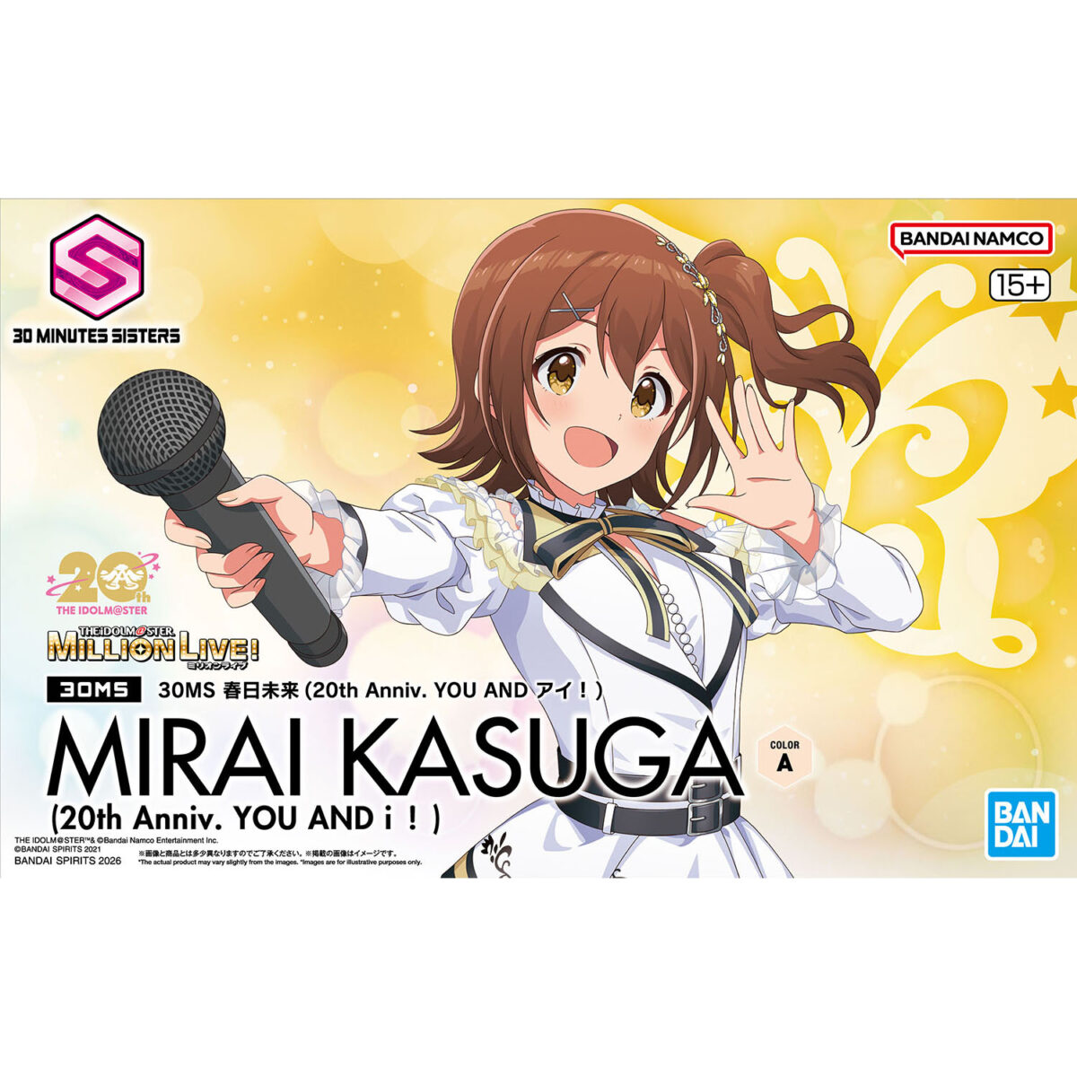 30MS 春日未来 プラモデル ミリオンライブ 20周年 YOU AND アイ バンダイ